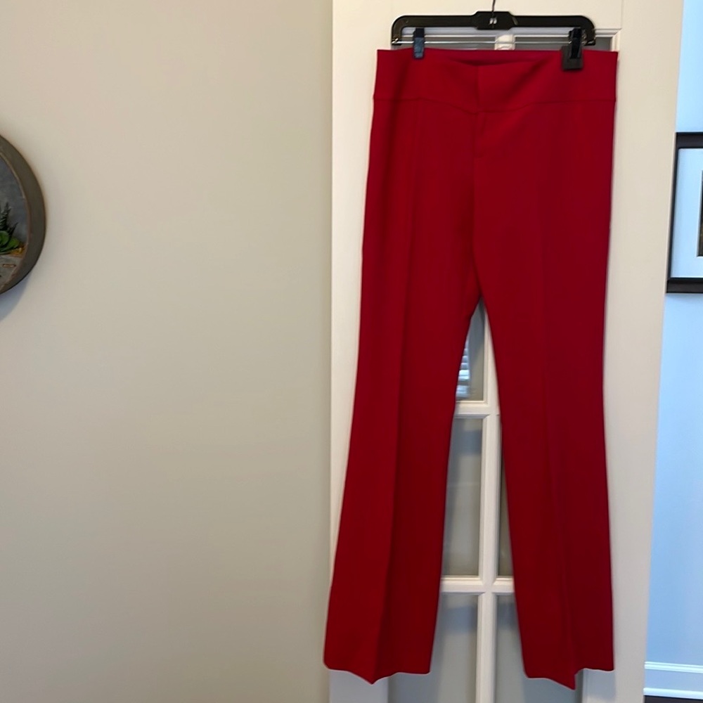Brand new red Alice and Olivia red pants